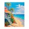 Stupell Industries Life On The Beach Bungalow Canvas Wall Art, design by LSR Design Studio